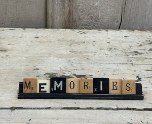 Memories Scrabble Tray