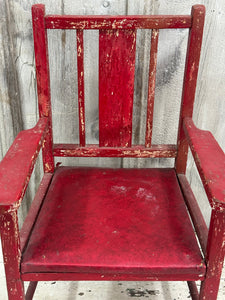Little Red Chair {LOCAL PICK UP ONLY}