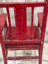 Load image into Gallery viewer, Little Red Chair {LOCAL PICK UP ONLY}
