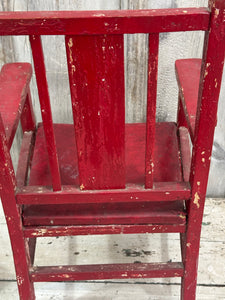 Little Red Chair {LOCAL PICK UP ONLY}