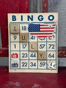 BINGO Card: July 4