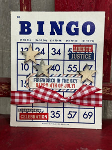 BINGO Card: Fireworks in the Sky