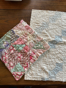 2 Quilt Pieces