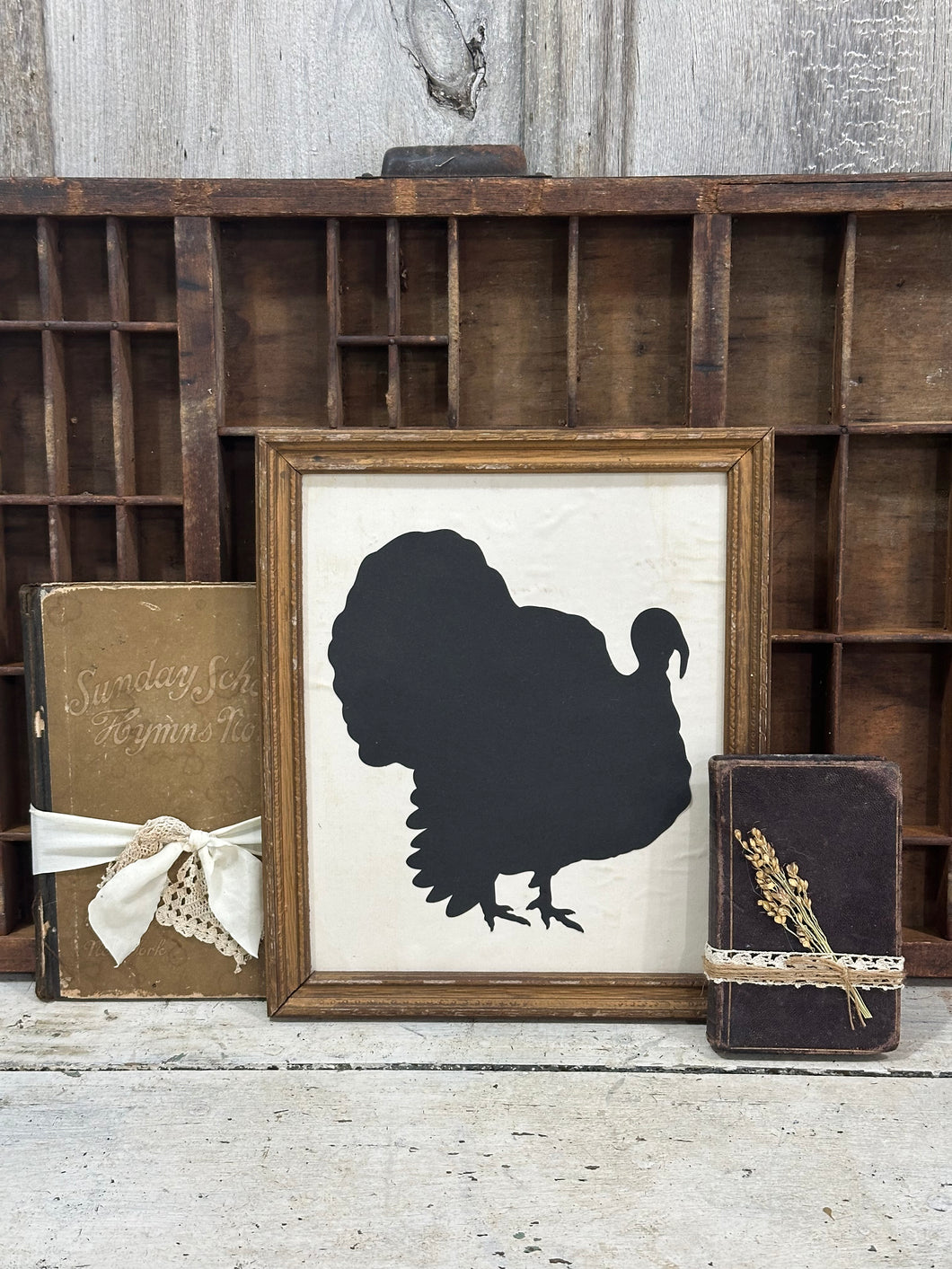 Turkey in Gold Frame