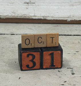 Oct 31 blocks + Scrabble Tiles 1