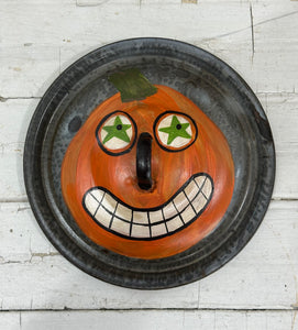 Jack O'Lid 1: Green Star Eyes on Grey