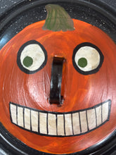 Load image into Gallery viewer, Jack O&#39;Lid 3: Black Lid with White Eyes
