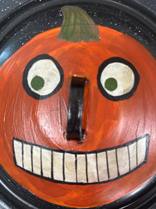Jack O'Lid 3: Black Lid with White Eyes