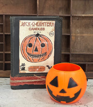 Load image into Gallery viewer, Jack O&#39; Candles Upcycled Book

