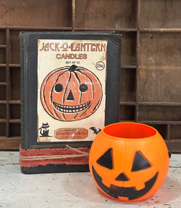Jack O' Candles Upcycled Book