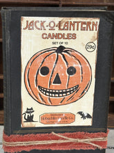Load image into Gallery viewer, Jack O&#39; Candles Upcycled Book
