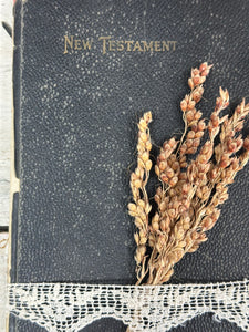 New Testament w/Broom Corn