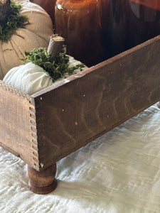 Square Drawer w/Pedestal Feet