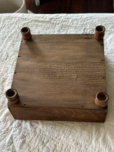 Square Drawer w/Pedestal Feet