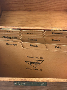 Recipe box