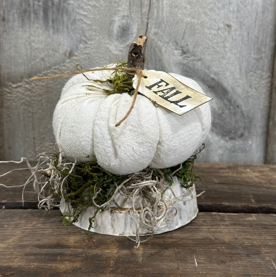 FALL pumpkin on a Pedestal