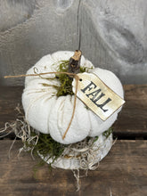 Load image into Gallery viewer, FALL pumpkin on a Pedestal
