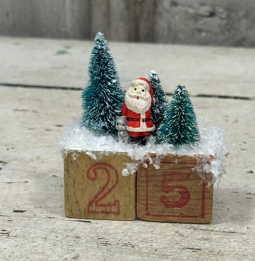 Santa + Trees on 25 Blocks