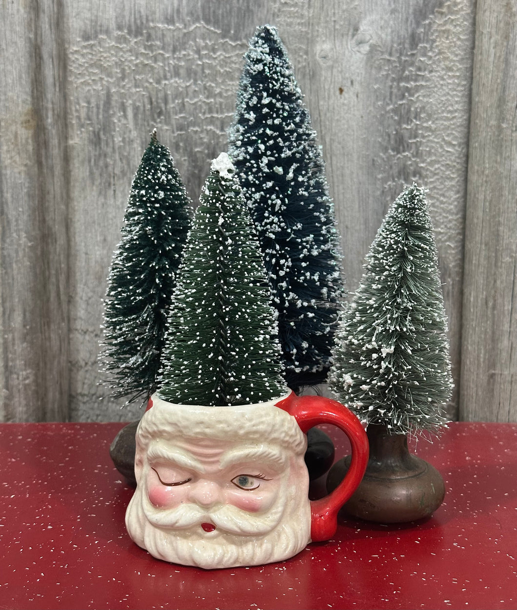 Santa Mug w/Sparkle Eye