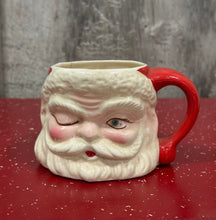 Load image into Gallery viewer, Santa Mug w/Sparkle Eye
