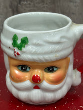 Load image into Gallery viewer, Santa Mug w/Holly on Hat
