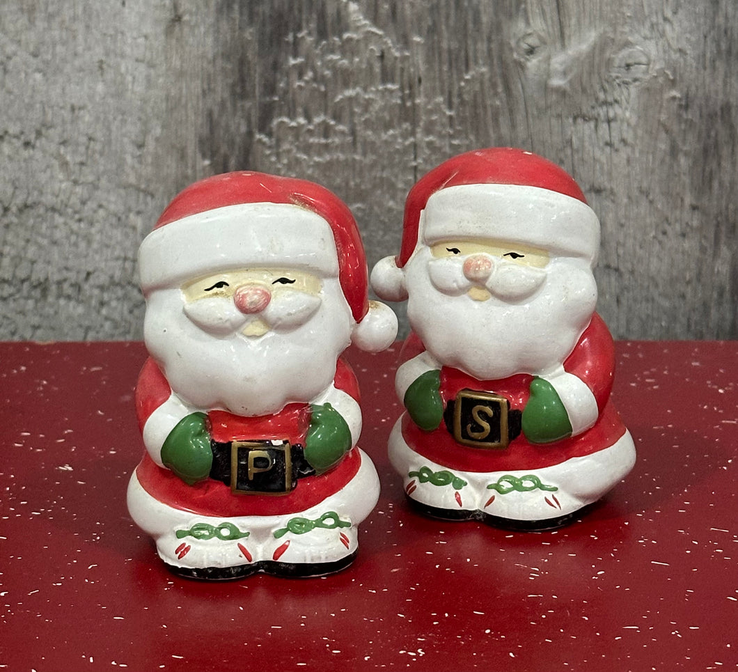 Santa Salt + Pepper, Enesco Brand