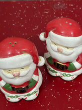 Load image into Gallery viewer, Santa Salt + Pepper, Enesco Brand
