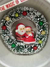 Load image into Gallery viewer, Believe in the Magic pan w/Santa + Mrs. Claus

