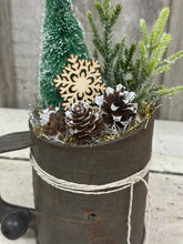 Load image into Gallery viewer, Flour Sifter w/Tree, Branches, Cones, Flake
