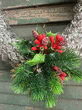 Load image into Gallery viewer, Silver Tinsel Wreath
