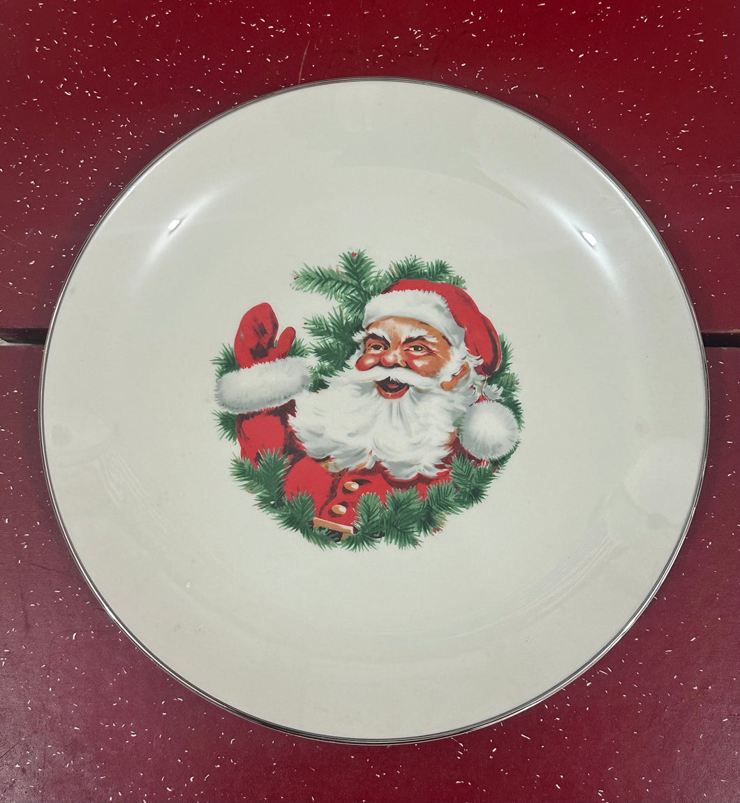 Santa Plates, Set of 4, Triomphe Brand