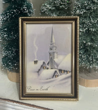 Load image into Gallery viewer, 8} Peace on Earth in Gold Frame
