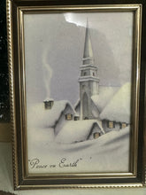 Load image into Gallery viewer, 8} Peace on Earth in Gold Frame

