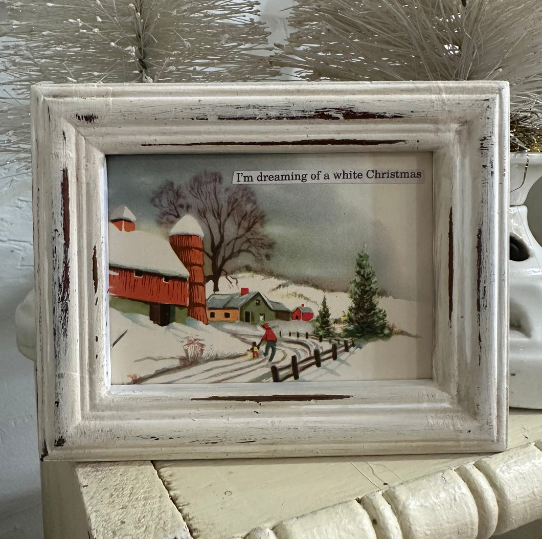 13} Mini Frame: White Christmas