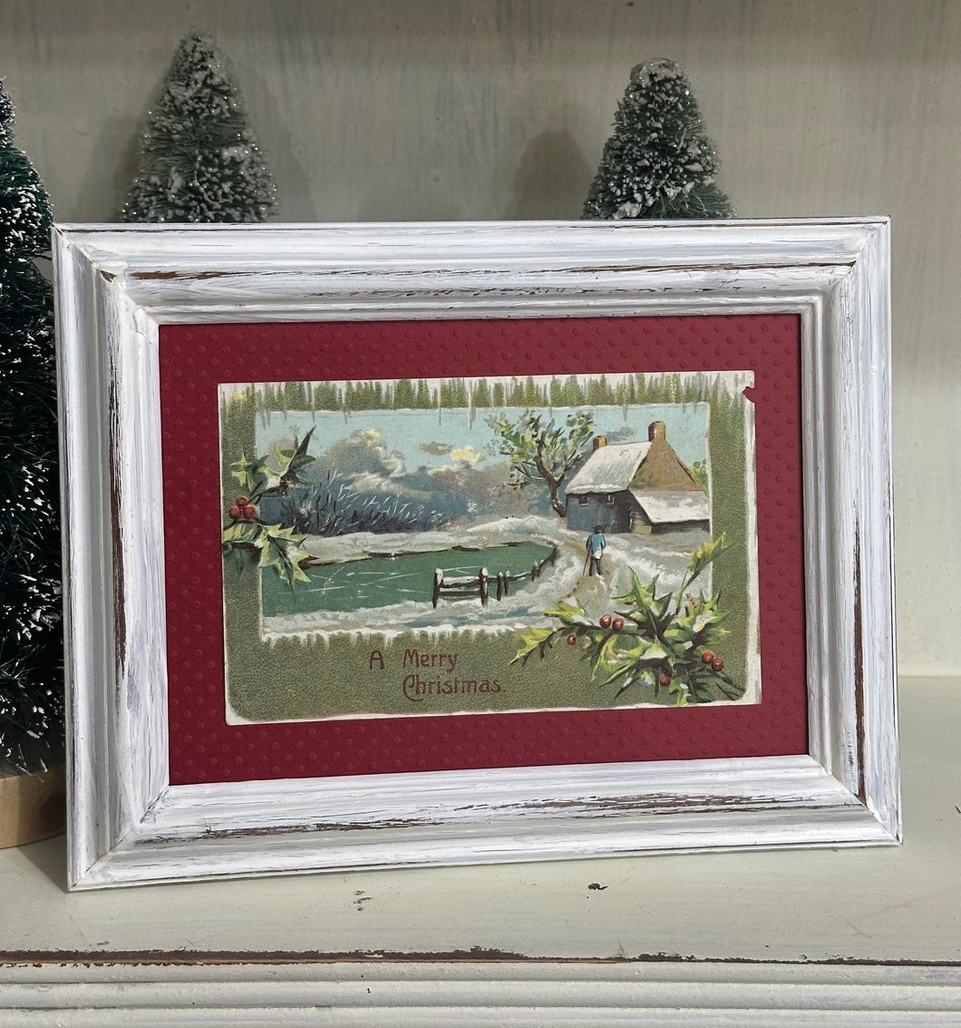 17} A Merry Christmas {old postcard}