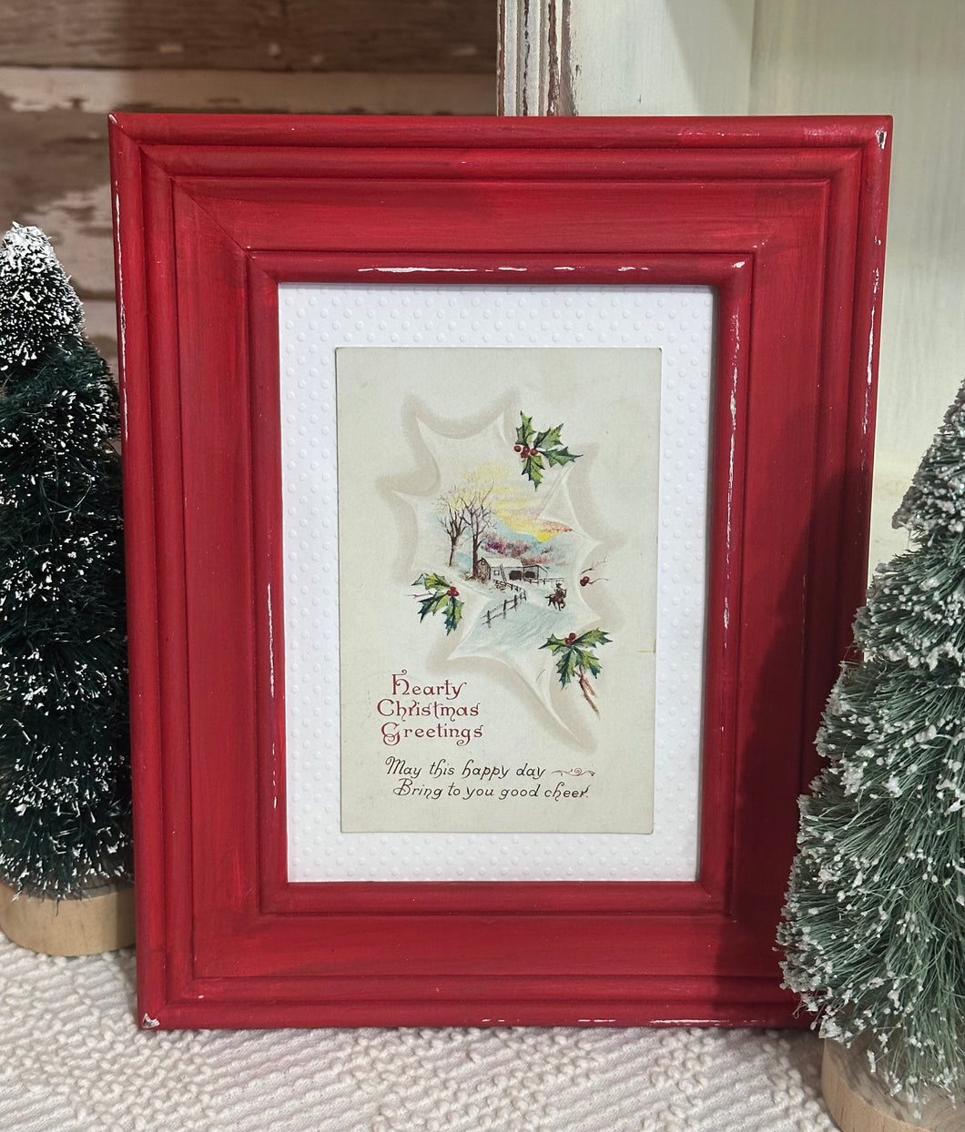 18} Hearty Christmas {old postcard}