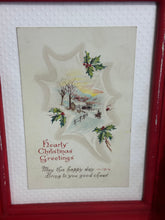 Load image into Gallery viewer, 18} Hearty Christmas {old postcard}
