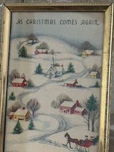 Load image into Gallery viewer, 23} As Christmas Comes Again Gold Frame
