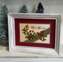 Load image into Gallery viewer, 30} Christmas Greetings {old postcard}
