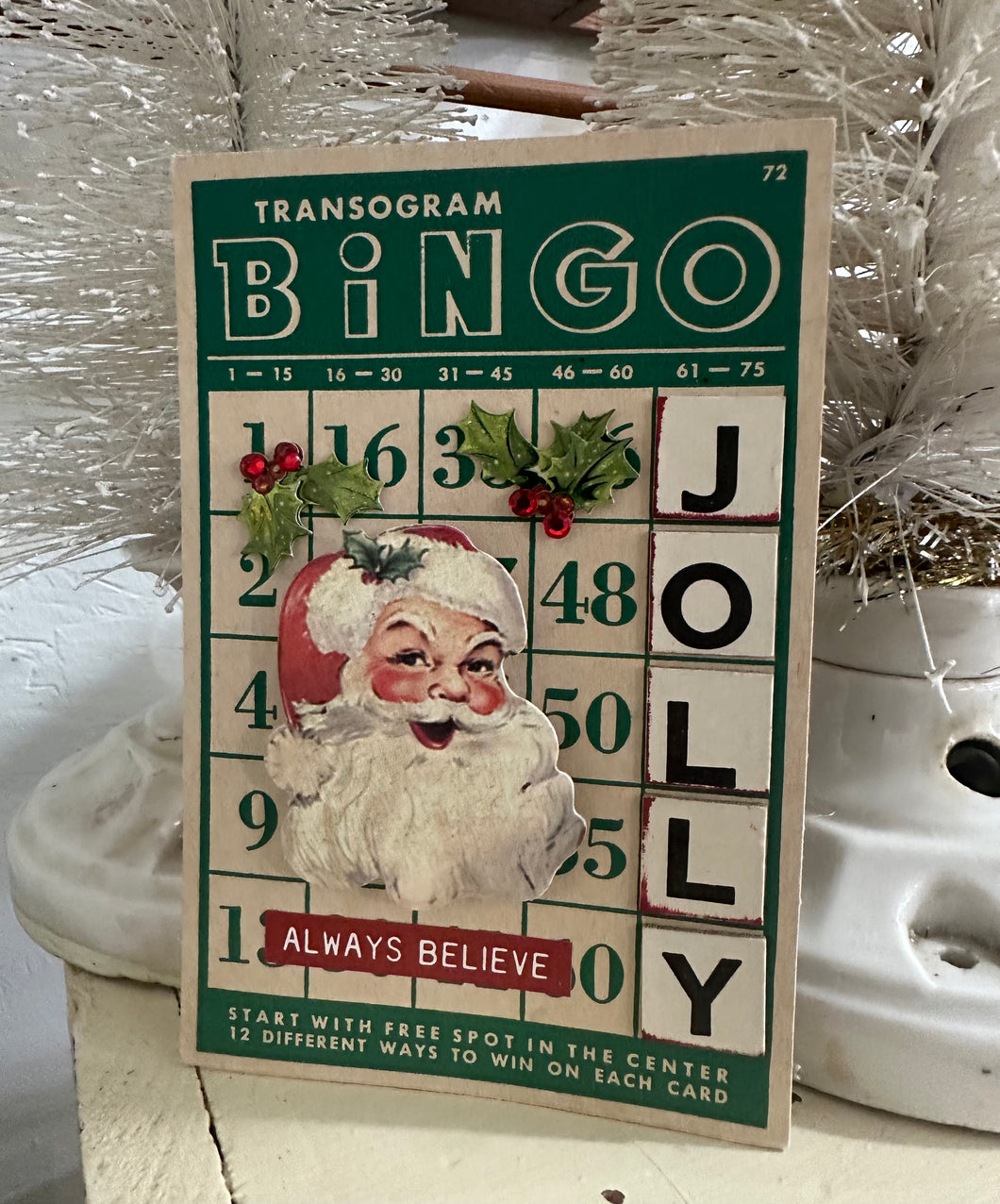 7} Jolly 3D Santa Face