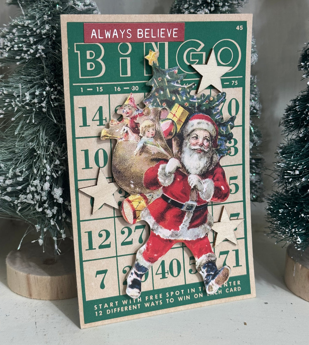 12} 3D Santa, Always Believe