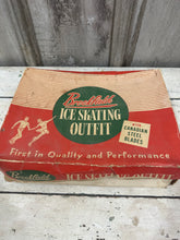 Load image into Gallery viewer, White Skates w/Blue Poms
