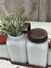 Load image into Gallery viewer, Milk Glass Spice Jar Set

