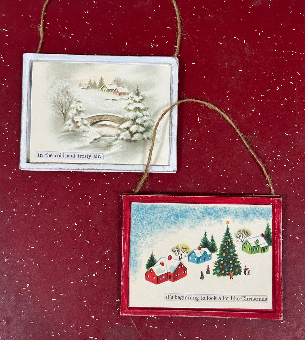 4) Cold + Frosty, Beginning to Look...