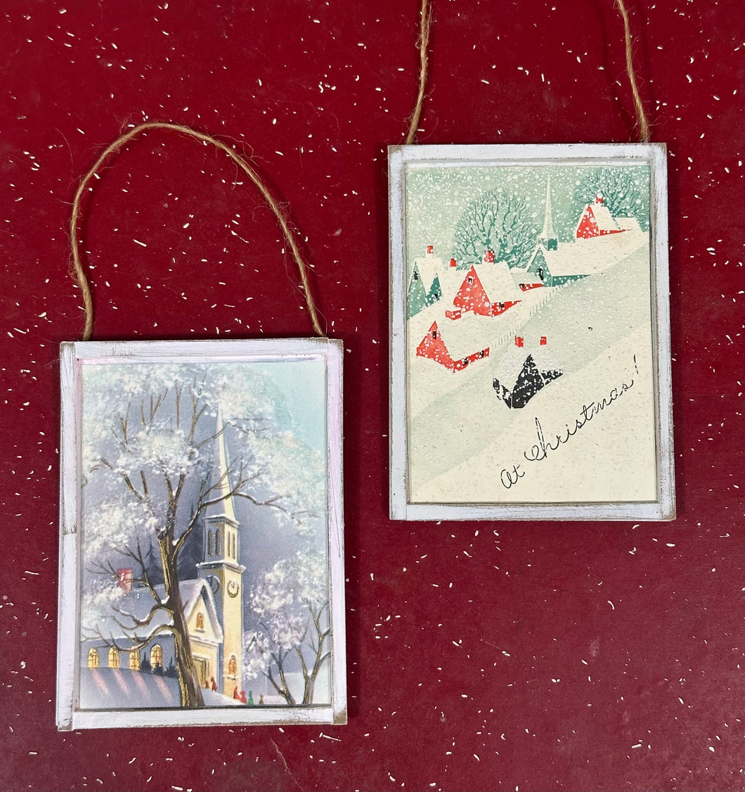 7) Church, Red Buildings w/Church