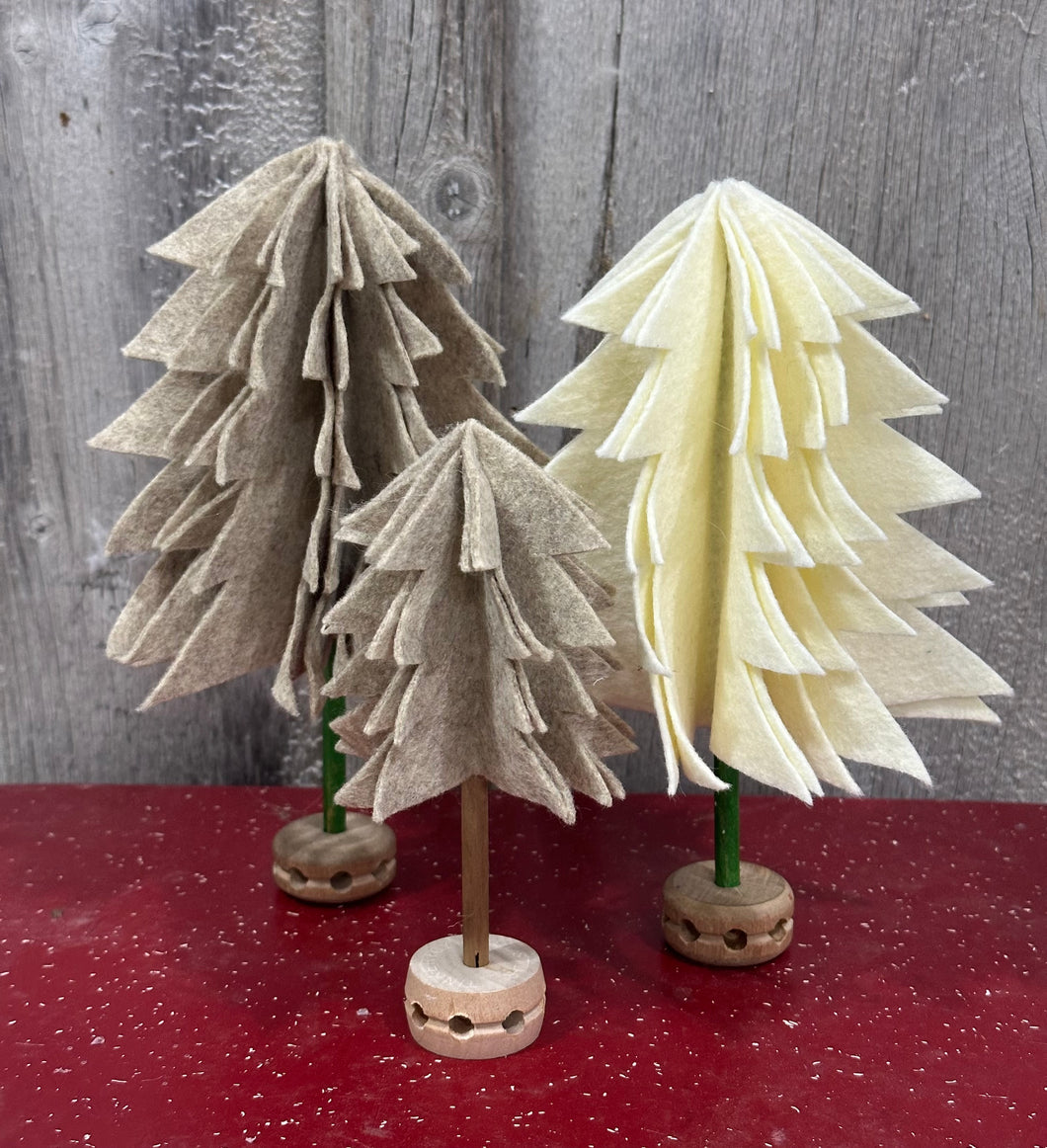 Felt Trees Set 4