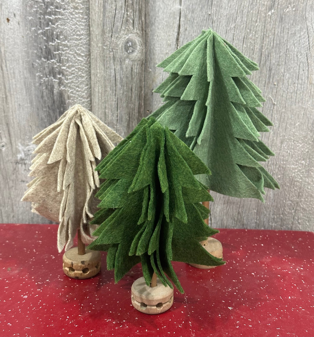 Felt Trees Set 10