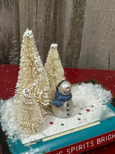 Load image into Gallery viewer, Snowman on Tobacco Tin {Making Spirits Bright}
