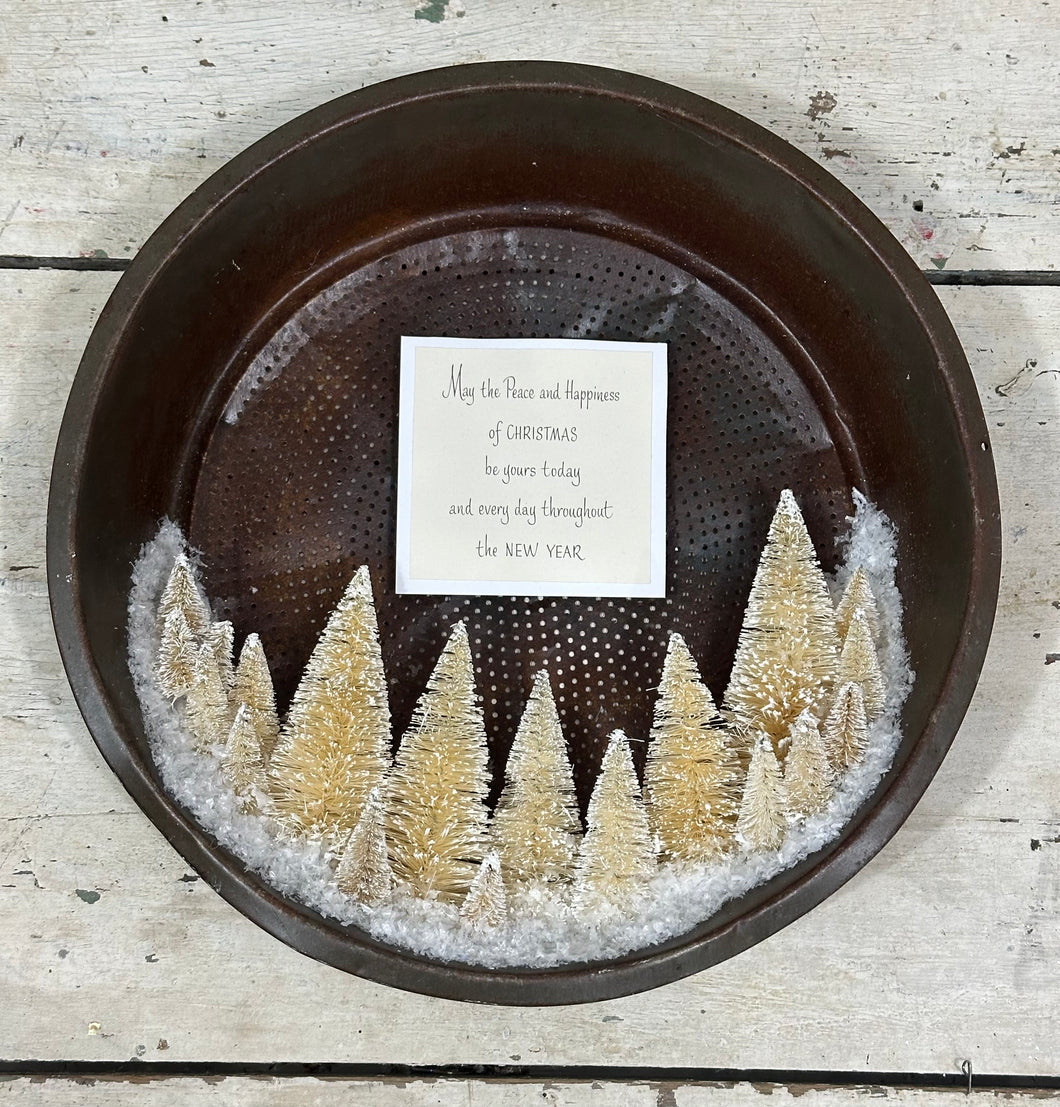 Rusty Sifter w/White Trees