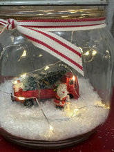 Load image into Gallery viewer, Jar w/ Santa + Truck
